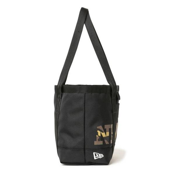 ニューエラ ゴルフ トートバッグミニ 6L ワードマークロゴ ブラック × ウッドランドカモ NEWERA (14518204) | NEW ERA | 02