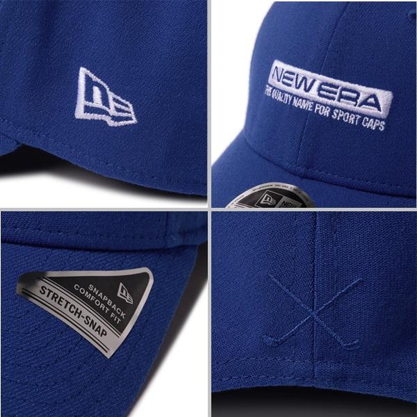 ニューエラ ゴルフ キャップ 9FORTY ストレッチスナップ Bar Logo NEW ERA Golf (14669091) (14669092) | NEW ERA | 05