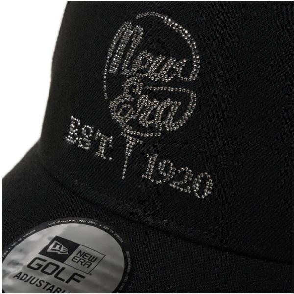 ニューエラ ゴルフ キャップ 9FORTY A-Frame Rhinestone ラインストーン ブラック NEW ERA Golf (14669134) | NEW ERA | 04