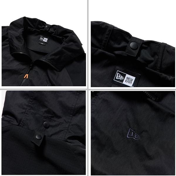 ニューエラ ゴルフ ウィンド フーディージャケット ブラック NEW ERA (14669828) 2025年秋冬モデル | NEW ERA | 05