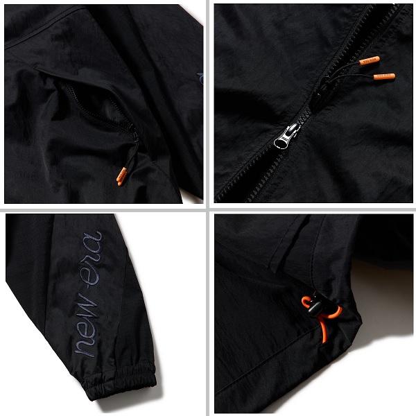 ニューエラ ゴルフ ウィンド フーディージャケット ブラック NEW ERA (14669828) 2025年秋冬モデル | NEW ERA | 06