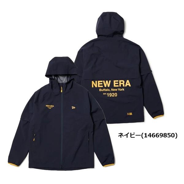 ニューエラ ゴルフ レインジャケット 2-Way スリーブ ネイビー NEW ERA (14669850) 2025年秋冬モデル | NEW ERA | 01