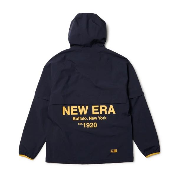 ニューエラ ゴルフ レインジャケット 2-Way スリーブ ネイビー NEW ERA (14669850) 2025年秋冬モデル | NEW ERA | 06