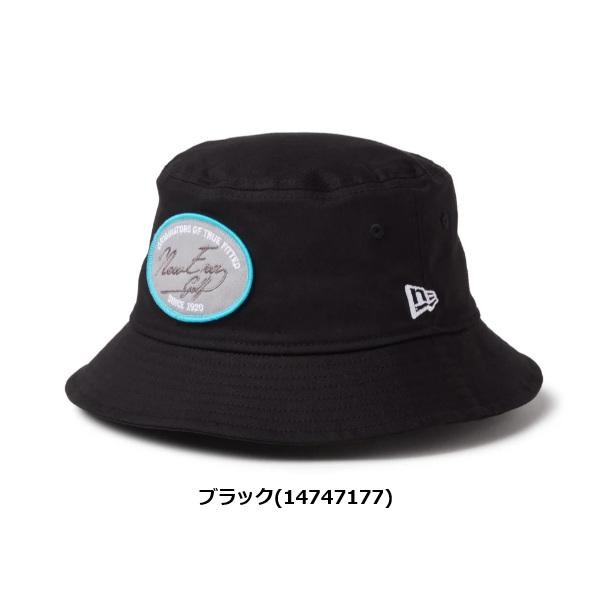ニューエラ ゴルフ ハット バケット01 ストレッチコットン ウォッシャブル ウーブンパッチ New Era Golf (14747176) (14747177) | NEW ERA | 02