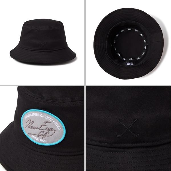 ニューエラ ゴルフ ハット バケット01 ストレッチコットン ウォッシャブル ウーブンパッチ New Era Golf (14747176) (14747177) | NEW ERA | 06