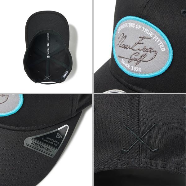 ニューエラ ゴルフ キャップ 9SEVENTY ストレッチスナップ ストレッチコットン ウォッシャブル ウーブンパッチ NEW ERA GOLF (14747199) (14747200) | NEW ERA | 08