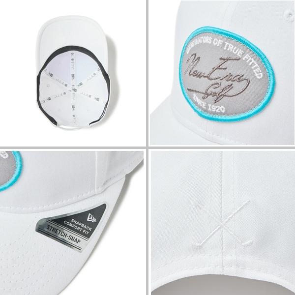 ニューエラ ゴルフ キャップ 9FIFTY ストレッチスナップ ストレッチコットン ウォッシャブル ウーブンパッチ NEW ERA GOLF (14747205) (14747206) | NEW ERA | 05