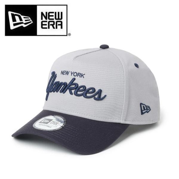 ニューエラ ゴルフ キャップ 9FORTY A-Frame MLB 2-Tone ニューヨーク・ヤンキース グレー/ネイビー NEW ERA Golf (14747299) | NEW ERA