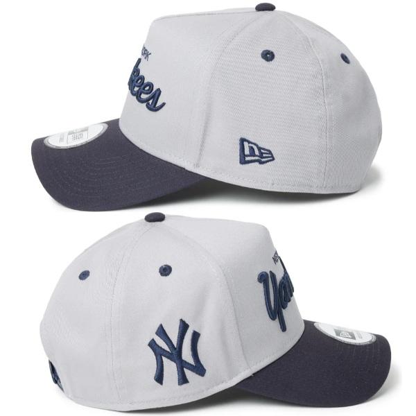 ニューエラ ゴルフ キャップ 9FORTY A-Frame MLB 2-Tone ニューヨーク・ヤンキース グレー/ネイビー NEW ERA Golf (14747299) | NEW ERA | 03