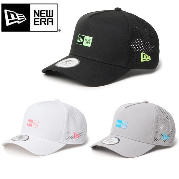 ニューエラ ゴルフ キャップ 9FORTY A-Frame レーザーパーフォレーション Box Logo ボックスロゴ NEW ERA Golf (14747305) (14747306) (14747307) | NEW ERA