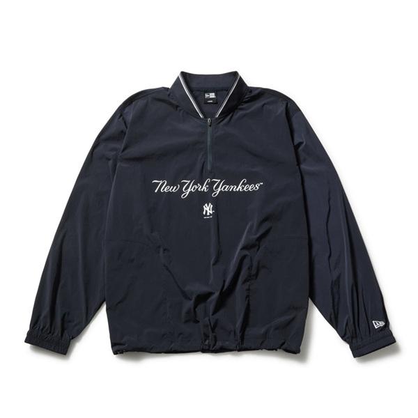 ニューエラ ゴルフ ウーブン プルオーバー ハーフジップ ニューヨーク・ヤンキース ネイビー NEW ERA (14859890) 2026年春夏モデル | NEW ERA | 02