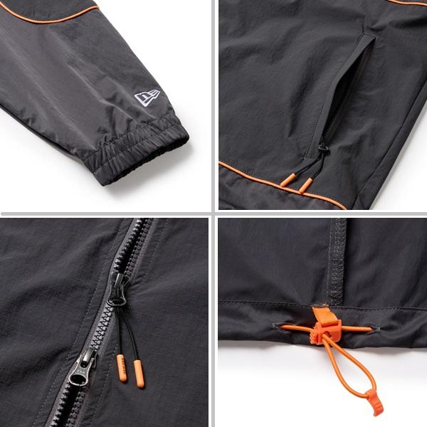 ニューエラ ゴルフ ウィンドジャケット パイピング チャコールグレー NEW ERA (14859898) 2026年春夏モデル | NEW ERA | 10