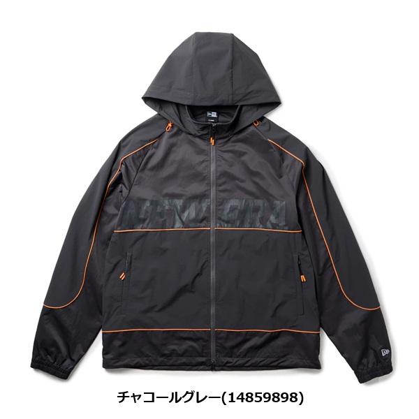 ニューエラ ゴルフ ウィンドジャケット パイピング チャコールグレー NEW ERA (14859898) 2026年春夏モデル | NEW ERA | 01