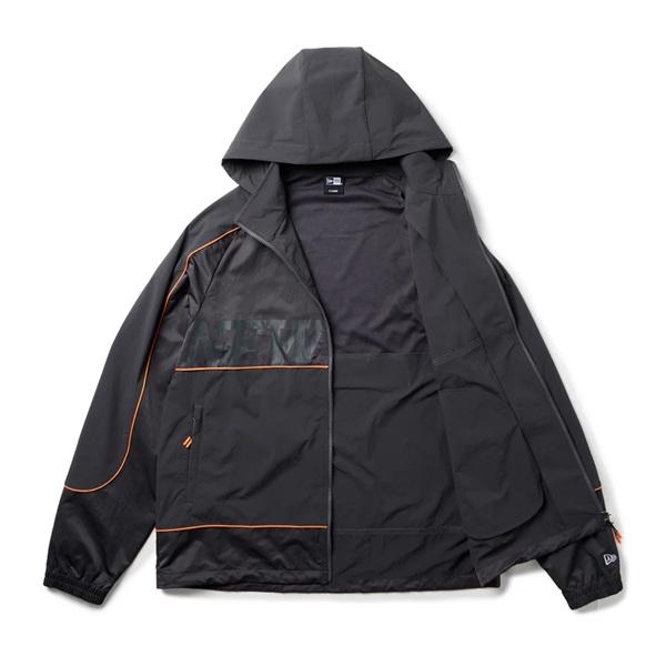 ニューエラ ゴルフ ウィンドジャケット パイピング チャコールグレー NEW ERA (14859898) 2026年春夏モデル | NEW ERA | 02