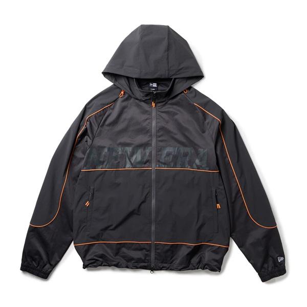 ニューエラ ゴルフ ウィンドジャケット パイピング チャコールグレー NEW ERA (14859898) 2026年春夏モデル | NEW ERA | 03