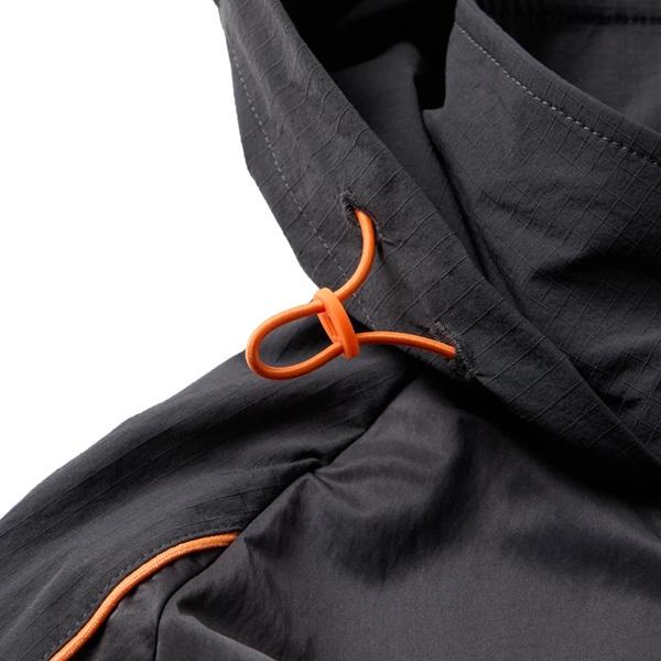 ニューエラ ゴルフ ウィンドジャケット パイピング チャコールグレー NEW ERA (14859898) 2026年春夏モデル | NEW ERA | 06