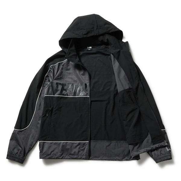 ニューエラ ゴルフ ウィンドジャケット パイピング ブラック NEW ERA (14859899) 2026年春夏モデル | NEW ERA | 02