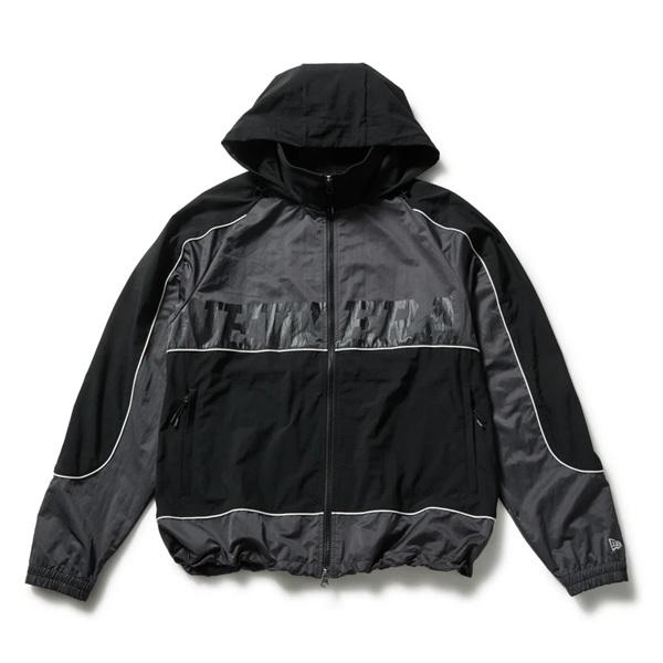 ニューエラ ゴルフ ウィンドジャケット パイピング ブラック NEW ERA (14859899) 2026年春夏モデル | NEW ERA | 03