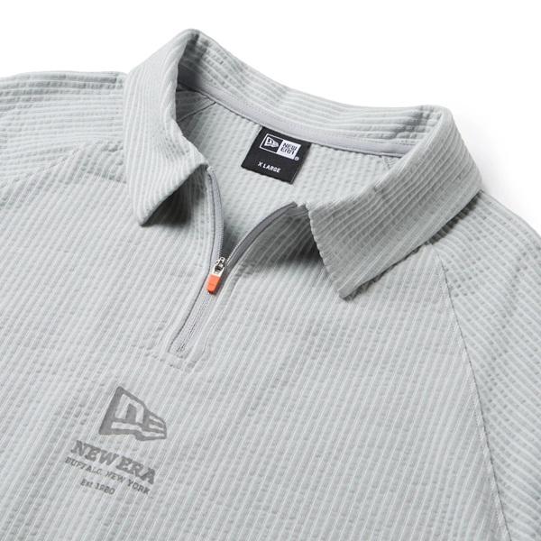 ニューエラ ゴルフ 半袖 ポロシャツ シアサッカー グレー NEW ERA (14859910) 2026年春夏モデル | NEW ERA | 03