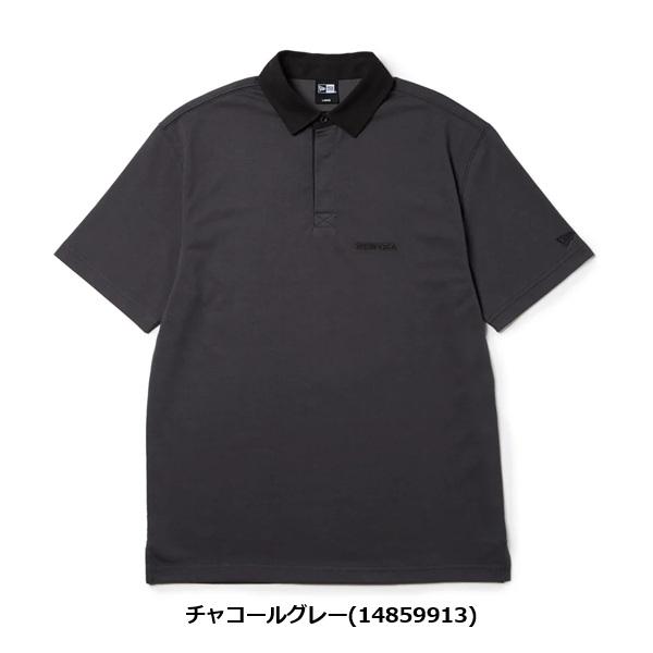 ニューエラ ゴルフ 半袖 ラグビーシャツ チャコールグレー NEW ERA (14859913) 2026年春夏モデル | NEW ERA | 01