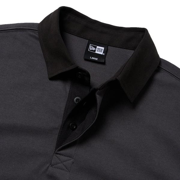ニューエラ ゴルフ 半袖 ラグビーシャツ チャコールグレー NEW ERA (14859913) 2026年春夏モデル | NEW ERA | 03