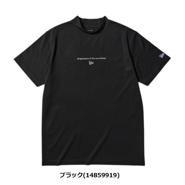 ニューエラ ゴルフ 半袖 ミッドネック Tシャツ Circle OOTTF ブラック NEW ERA (14859919) 2026年春夏モデル | NEW ERA | 01