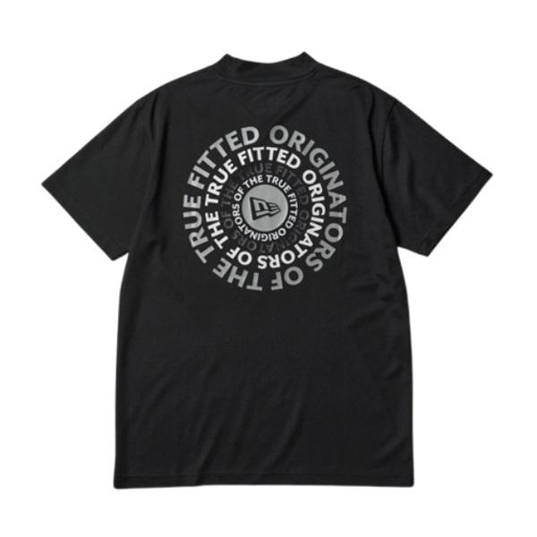 ニューエラ ゴルフ 半袖 ミッドネック Tシャツ Circle OOTTF ブラック NEW ERA (14859919) 2026年春夏モデル | NEW ERA | 02