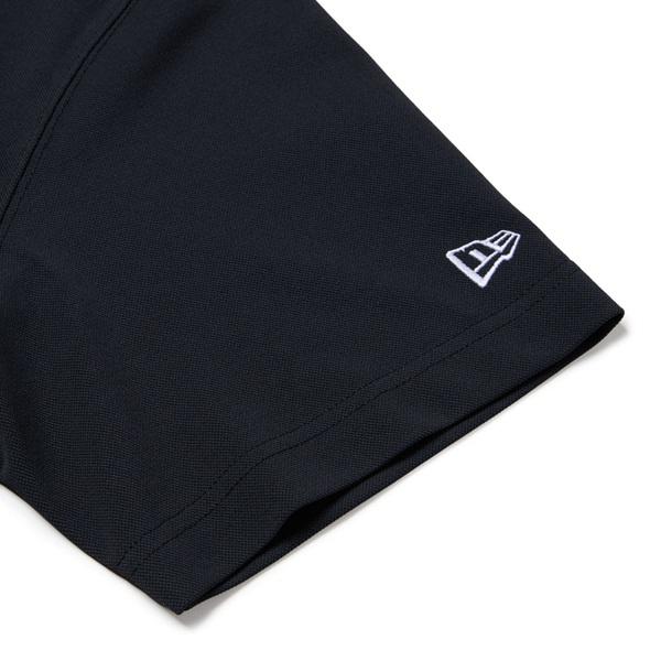 ニューエラ ゴルフ 半袖 ミッドネック Tシャツ 鹿の子 Vertical Logo ブラック NEW ERA (14859922) 2026年春夏モデル | NEW ERA | 03