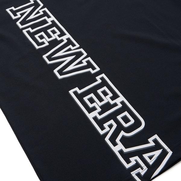 ニューエラ ゴルフ 半袖 ミッドネック Tシャツ 鹿の子 Vertical Logo ブラック NEW ERA (14859922) 2026年春夏モデル | NEW ERA | 04
