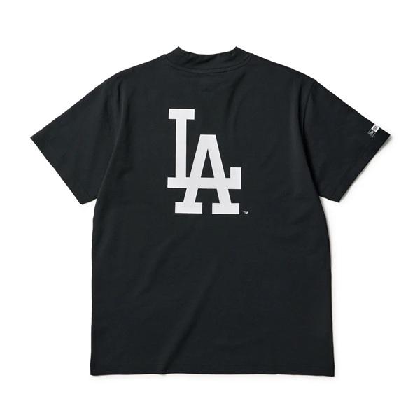 ニューエラ ゴルフ 半袖 ミッドネック Tシャツ MLB ロサンゼルス・ドジャース ブラック NEW ERA (14859925) 2026年春夏モデル | NEW ERA | 02