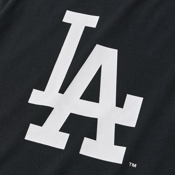 ニューエラ ゴルフ 半袖 ミッドネック Tシャツ MLB ロサンゼルス・ドジャース ブラック NEW ERA (14859925) 2026年春夏モデル | NEW ERA | 06