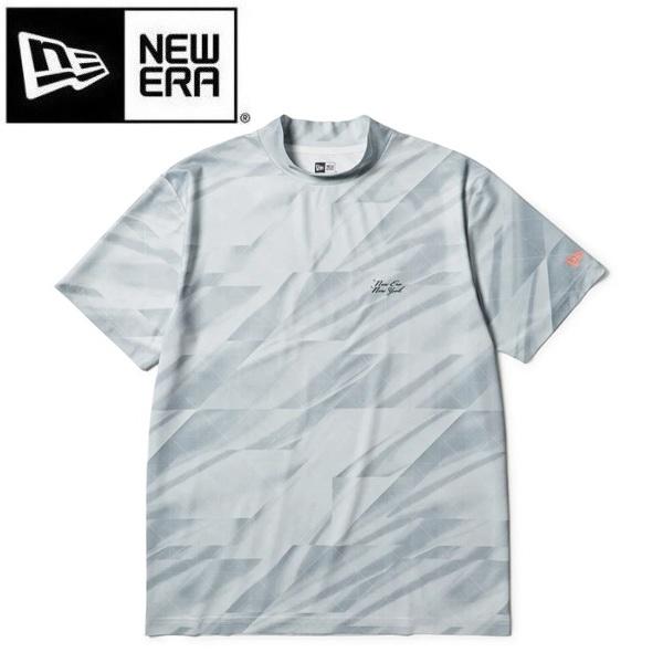 ニューエラ ゴルフ 半袖 ミッドネック Tシャツ 鹿の子 カットグラス ホワイト NEW ERA (14859928) 2026年春夏モデル | NEW ERA