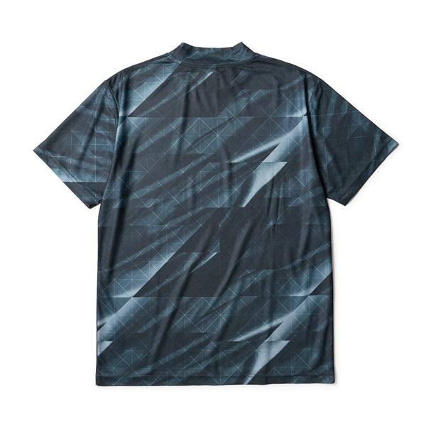 ニューエラ ゴルフ 半袖 ミッドネック Tシャツ 鹿の子 カットグラス ブラック NEW ERA (14859929) 2026年春夏モデル | NEW ERA | 02