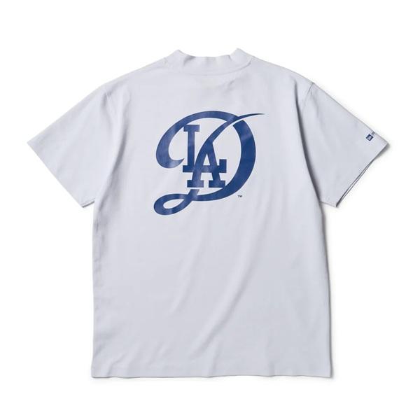 ニューエラ ゴルフ 半袖 ミッドネック Tシャツ MLB ロサンゼルス・ドジャース ホワイト NEW ERA (14859930) 2026年春夏モデル | NEW ERA | 02