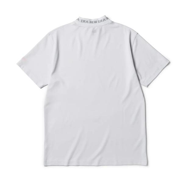 ニューエラ ゴルフ 半袖 ミッドネック Tシャツ 鹿の子 ホワイト NEW ERA (14859931) 2026年春夏モデル | NEW ERA | 02