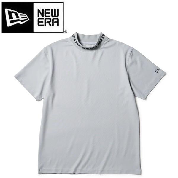 ニューエラ ゴルフ 半袖 ミッドネック Tシャツ 鹿の子 グレー NEW ERA (14859932) 2026年春夏モデル | NEW ERA