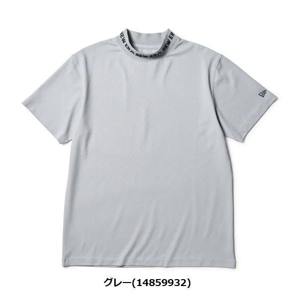 ニューエラ ゴルフ 半袖 ミッドネック Tシャツ 鹿の子 グレー NEW ERA (14859932) 2026年春夏モデル | NEW ERA | 01