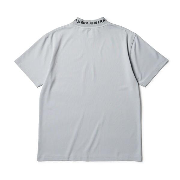 ニューエラ ゴルフ 半袖 ミッドネック Tシャツ 鹿の子 グレー NEW ERA (14859932) 2026年春夏モデル | NEW ERA | 02