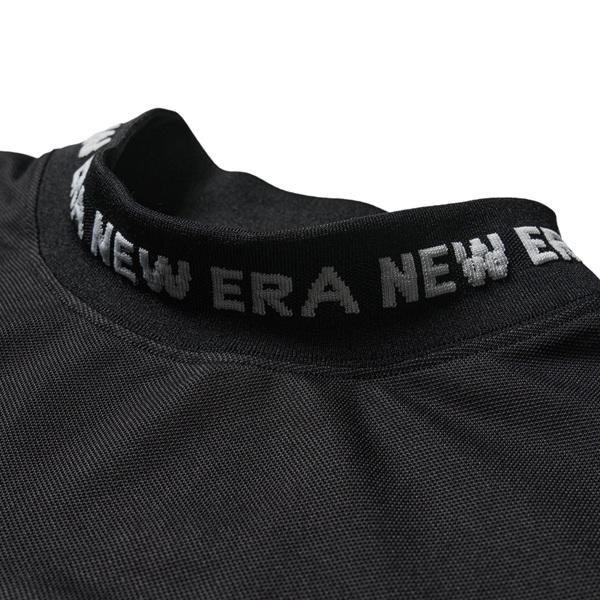ニューエラ ゴルフ 半袖 ミッドネック Tシャツ 鹿の子 ブラック NEW ERA (14859933) 2026年春夏モデル | NEW ERA | 03