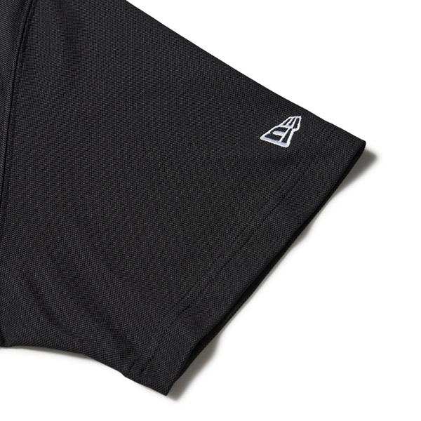 ニューエラ ゴルフ 半袖 ミッドネック Tシャツ 鹿の子 ブラック NEW ERA (14859933) 2026年春夏モデル | NEW ERA | 04