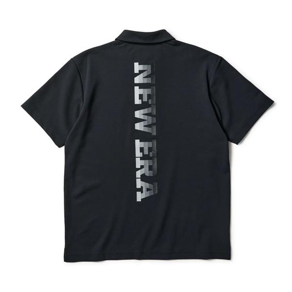 ニューエラ ゴルフ 半袖 ポロシャツ 鹿の子 Vertical Logo ブラック NEW ERA (14859942) 2026年春夏モデル | NEW ERA | 02