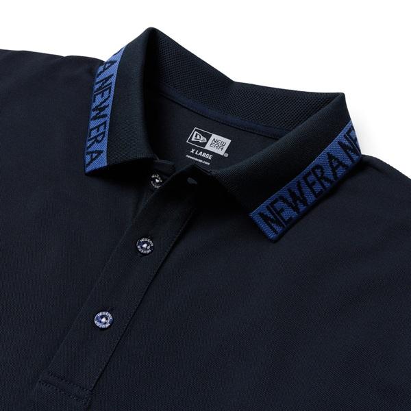 ニューエラ ゴルフ 半袖 ポロシャツ 鹿の子 Collar Logo ネイビー NEW ERA (14859944) 2026年春夏モデル | NEW ERA | 04
