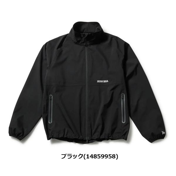 ニューエラ ゴルフ レインジャケット スタンドカラー アウトラインロゴ ブラック NEW ERA (14859958) 2026年春夏モデル | NEW ERA | 01