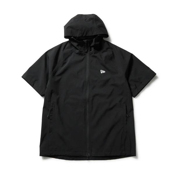 ニューエラ ゴルフ レインジャケット フーディー 2-way アウトラインロゴ ブラック NEW ERA (14859959) 2026年春夏モデル | NEW ERA | 03