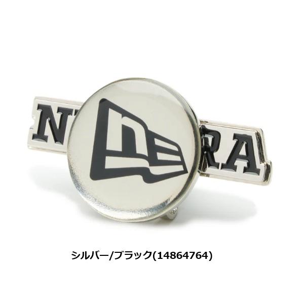 ニューエラ ゴルフ ベーシックマーカー ワードマークロゴ/フラッグロゴ シルバー/ブラック NEWERA (14864764) 【ポスト投函配送】 | NEW ERA | 01