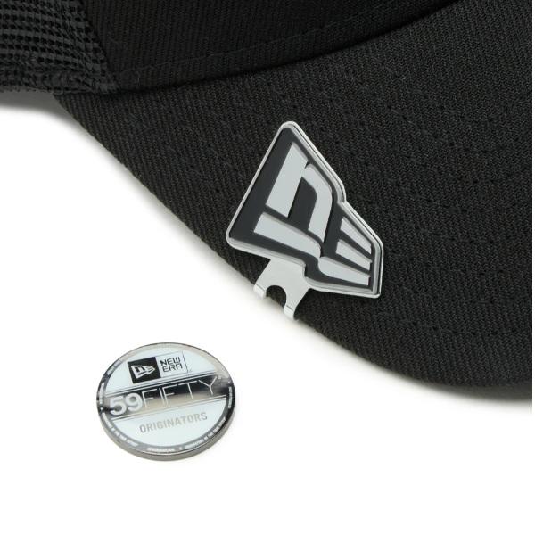 ニューエラ ゴルフ ベーシックマーカー フラッグロゴ/バイザーステッカー シルバー/ブラック NEWERA (14864765) 【ポスト投函配送】 | NEW ERA | 02