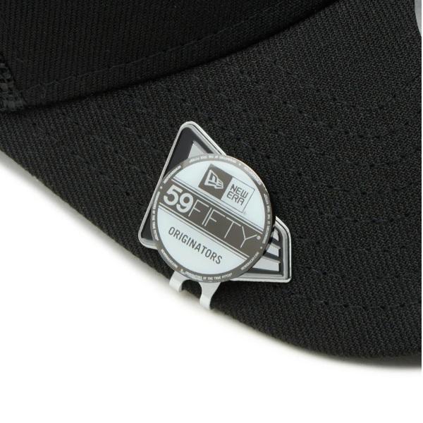 ニューエラ ゴルフ ベーシックマーカー フラッグロゴ/バイザーステッカー シルバー/ブラック NEWERA (14864765) 【ポスト投函配送】 | NEW ERA | 03