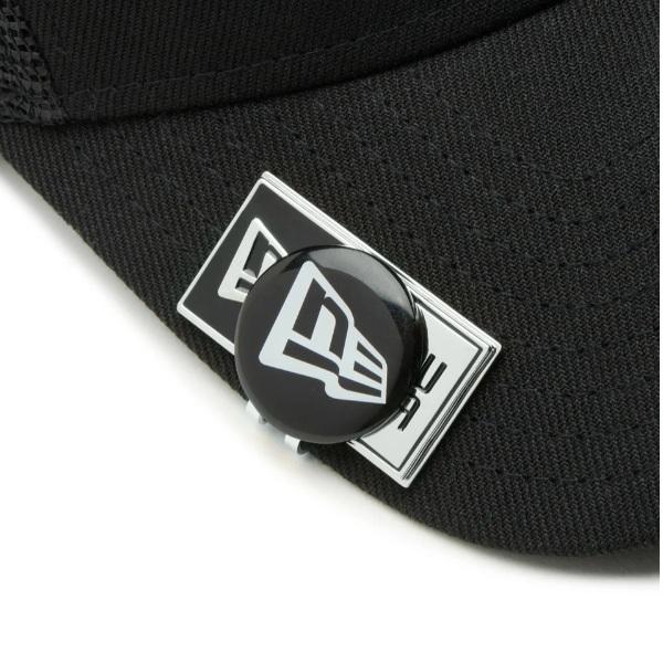 ニューエラ ゴルフ ベーシックマーカー ボックスロゴ/フラッグロゴ シルバー/ブラック NEWERA (14864767) 【ポスト投函配送】 | NEW ERA | 03