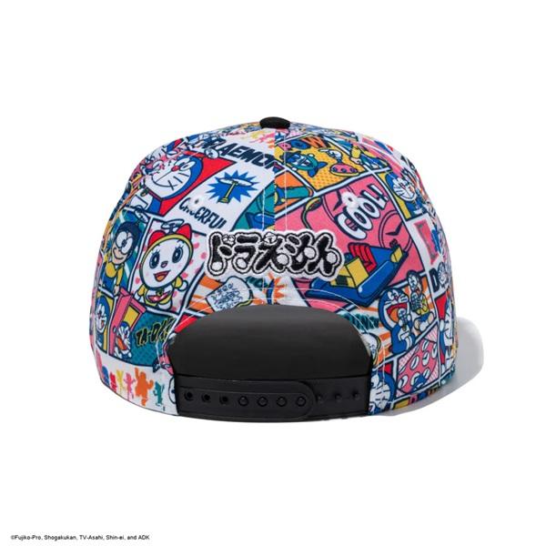 ニューエラ ゴルフ キャップ 9FIFTY ドラえもん コミック オールオーバープリント ブラックバイザー NEW ERA (14935420) | NEW ERA | 03