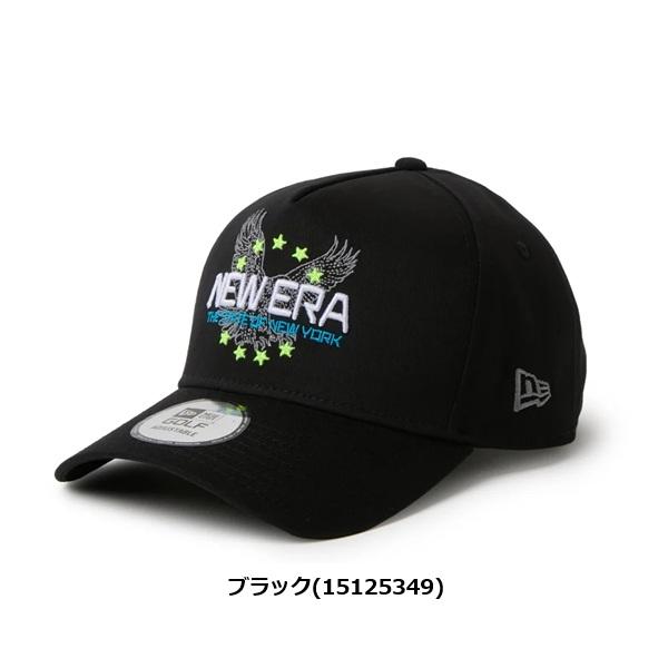 ニューエラ ゴルフ キャップ  9FORTY A-Frame ストレッチコットン ウォッシャブル Eagle New Era Golf (15125347) (15125348) (15125349) | NEW ERA | 03